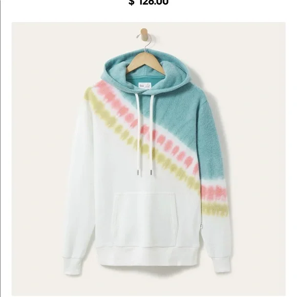 Kristin Cavallari X feat Retro stripe blanket hoodie XS - Picture 7 of 10